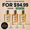 3 x 100ml Perfume Bottles