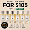 6 x 50ml Perfume Bottles